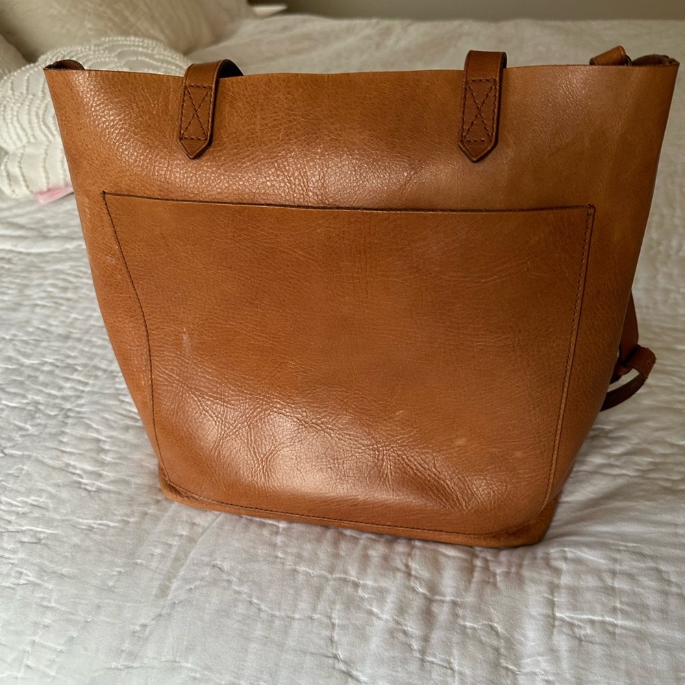 Madewell || Medium Transport Tote || Brown